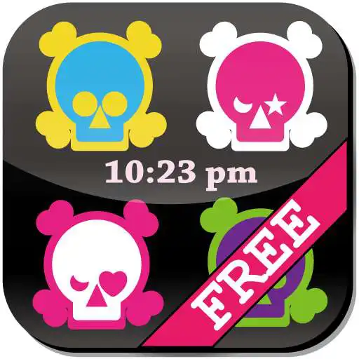 Run free android online [Free]Skull Flow! Custom Clock APK